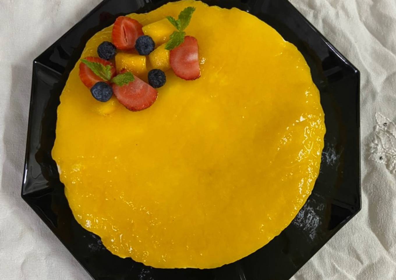 Mango cheesecake