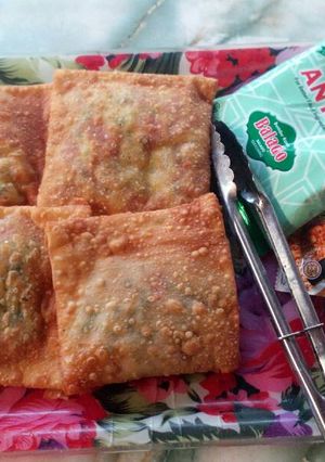 Foto resep Hot Pangsit / Pangsit Isi Goreng