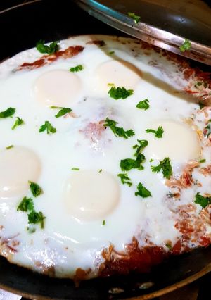 A picture of Shakshuka.