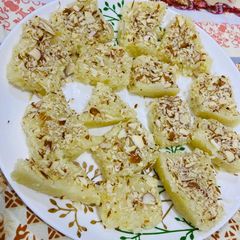 Milk powder burfi A picture of Milk powder burfi.
