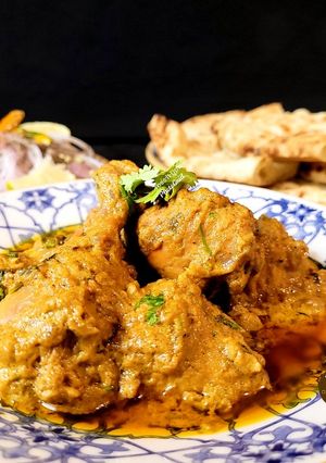 A picture of Nezami Dum Murgh Or Hyderabadi Dum Chicken.