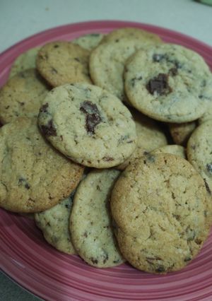 Una foto de Galletas americanas con chocolate