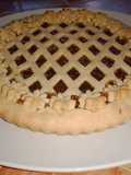 Crostata con confettura di fichi