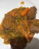 Filetes rusos en salsa jardinera