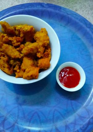 চিকেন পপ কর্ন রেসিপির প্রধান ছবি