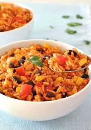 A picture of Spanish Rice.