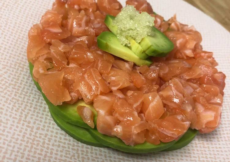 Tartare saumon avocat