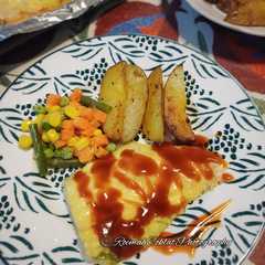 A picture of Dori Panggang Keju Saus Pedas.