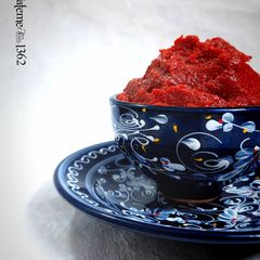 A picture of Persian-Style Homemade Tomato Paste.