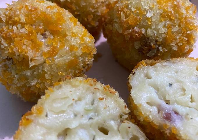 Resep Mac n cheese ball Anti Gagal