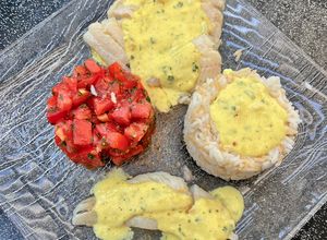 Une photo de Filet d'eglefin sauce citronnée 🍋🐟