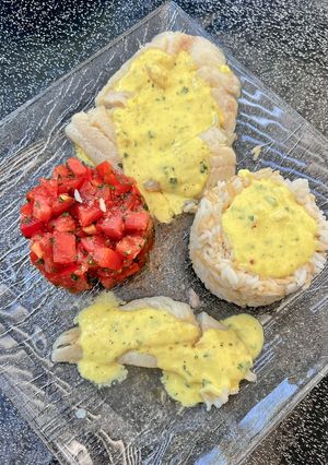 Une photo de Filet d'eglefin sauce citronnée 🍋🐟