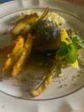 Venison with Green Sauce and Fried Oranges
