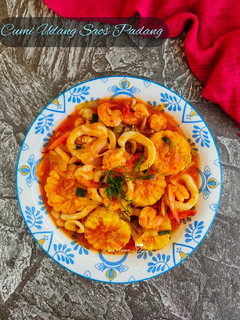 Foto resep Cumi Udang Saos Padang