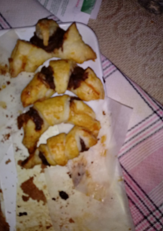 Una foto de Croissant de Nutella