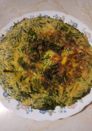 Una foto de Tortilla de espárragos trigueros