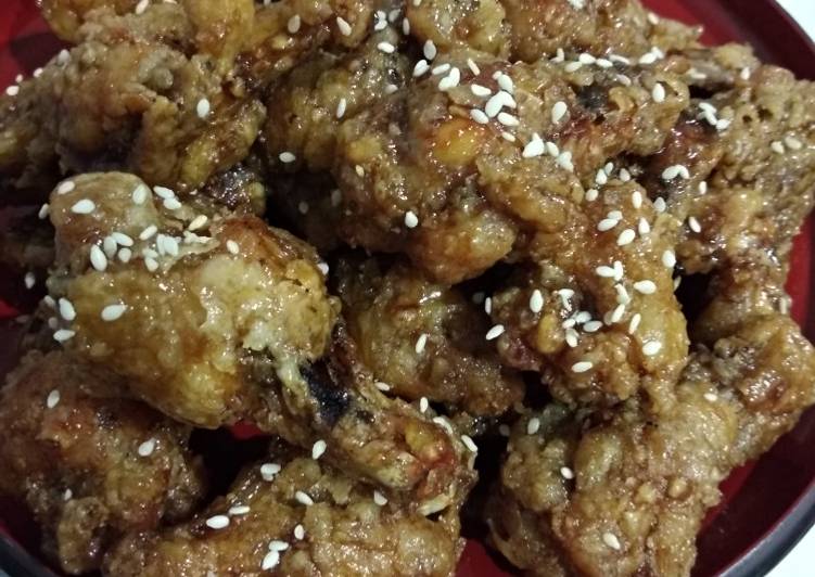 Cara Gampang Membuat Ayam crispy (bon chon), Lezat