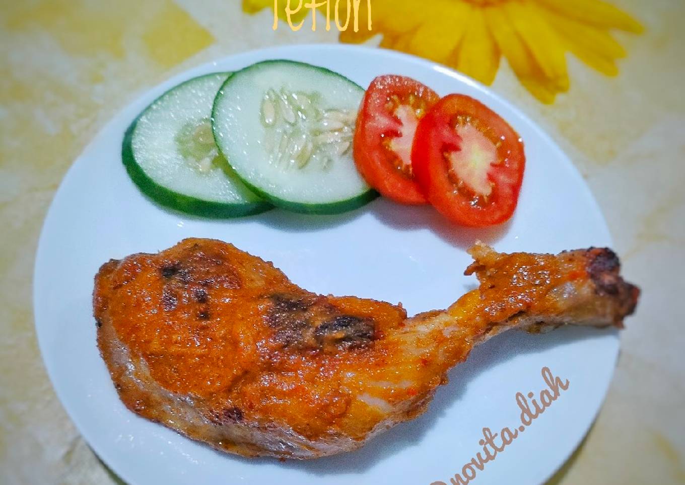 Paha Ayam Bakar Teflon
