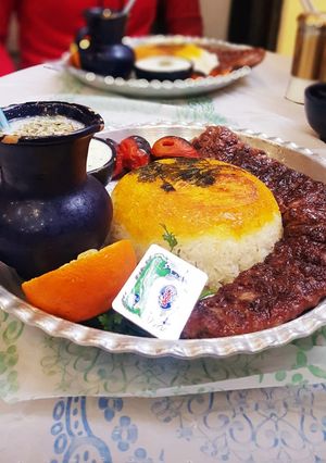 عکسی از دستور کباب کوبیده رستوران