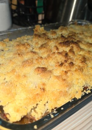 Una foto de Apple Crumble (o Crumble de Manzana) 🍎🍏