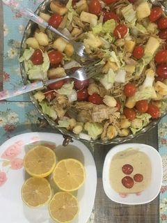عکسی از دستور سالاد سزار خوشمزه