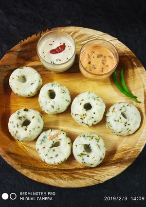 A picture of Pundi-Rice flore dumplings.