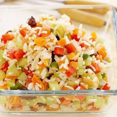 A picture of Rice salad.