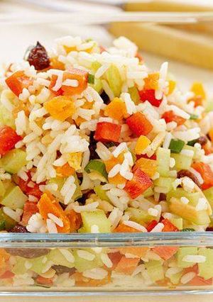 A picture of Rice salad.
