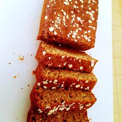 A picture of Healthy banana bread.