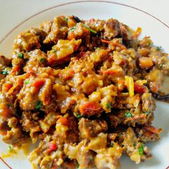 A picture of Fried beef.