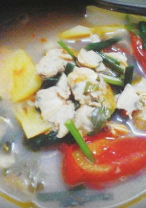 Hình của món Canh ngao nấu chua.
