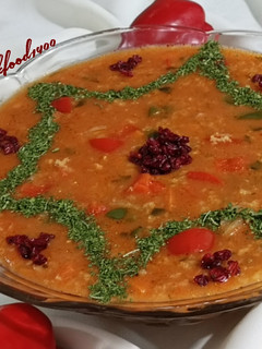 عکسی از دستور سوپ سبزیجات