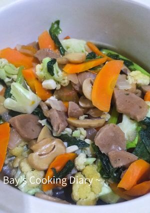 Foto resep Capcay saus tiram