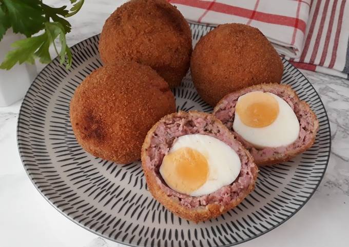 Huevos escoceses Receta de .R. (MªElena)- Cookpad