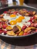 Oeufs sur le plat enrichis
