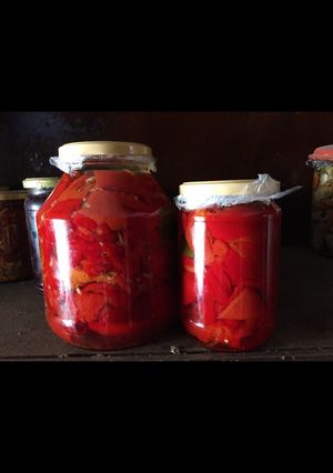 O poză a rețetei Ardei capia la borcan🌶.