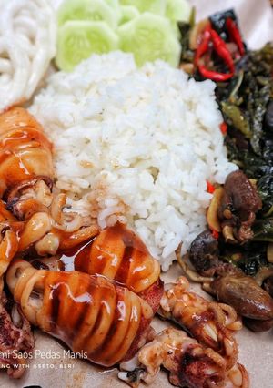 Foto resep Cumi saos pedas manis