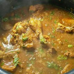 A picture of Varli chicken.