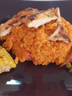 عکسی از دستور بلغور پلو خوشمزه