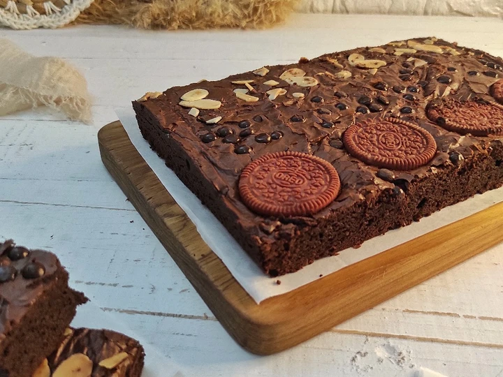 Cara Mudah Membikin Resep 133. Shiny Crust Brownies yang Menggugah Selera Anti Ribet, Mantap