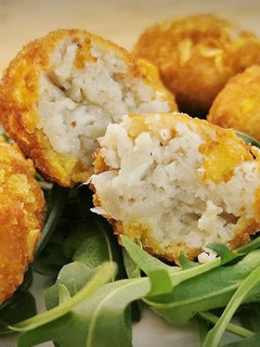 Una foto de Croquetas de Sesos de cerdo con Foie fresco