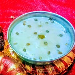 A picture of Samak rice kheer.