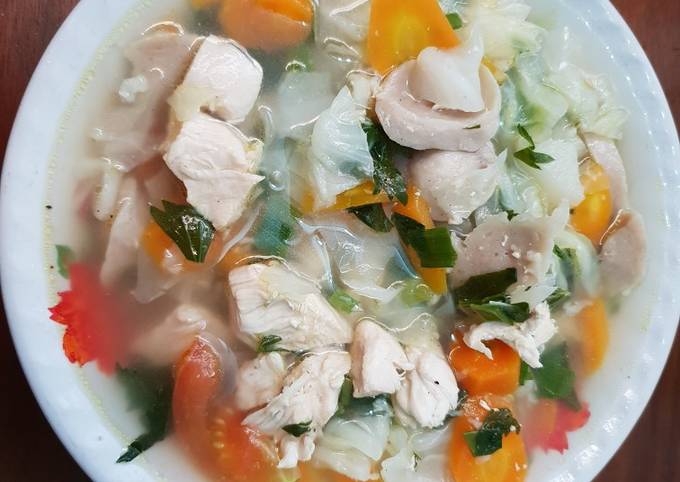 Bahan Membuat Sup Ayam Baso Yang Lezat Resepenakbgt Com