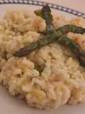 Risotto con asparagi e gamberetti