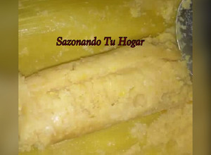 Una foto de Tamales de elote🌽🌽