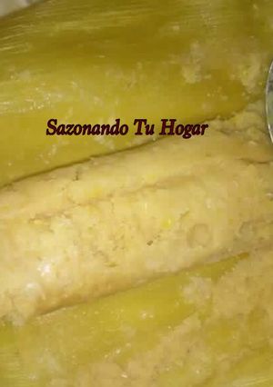 Una foto de Tamales de elote🌽🌽