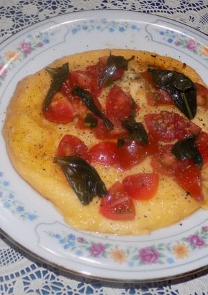 Una foto de Quesuco Pascual con papas a la chapa