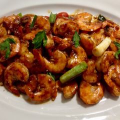 A picture of Shrimp in oyster sauce.