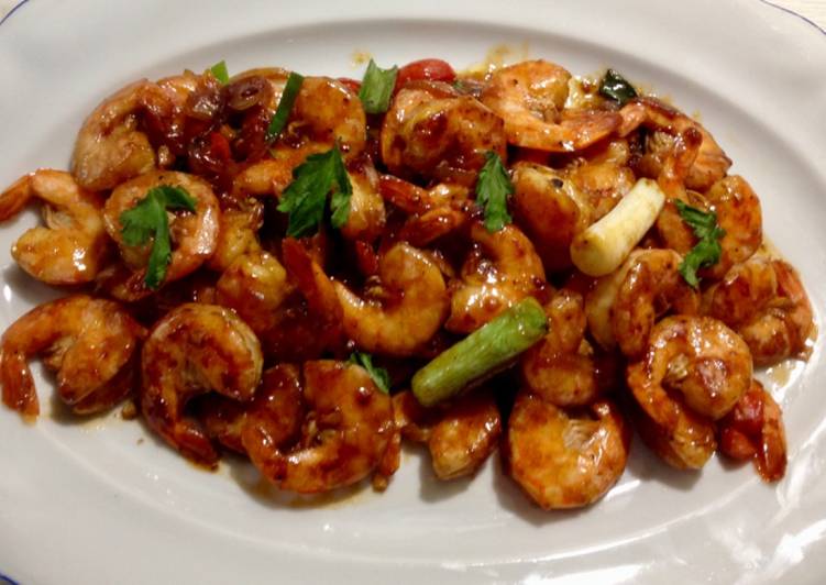 How to Make Quick Shrimp in oyster sauce