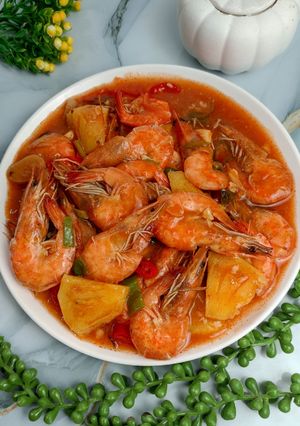 Foto resep Udang asam manis